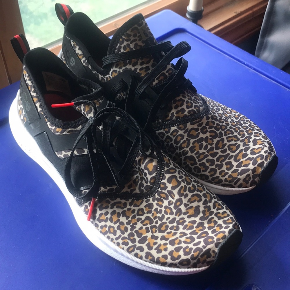 New Balance cheetah print sneakers